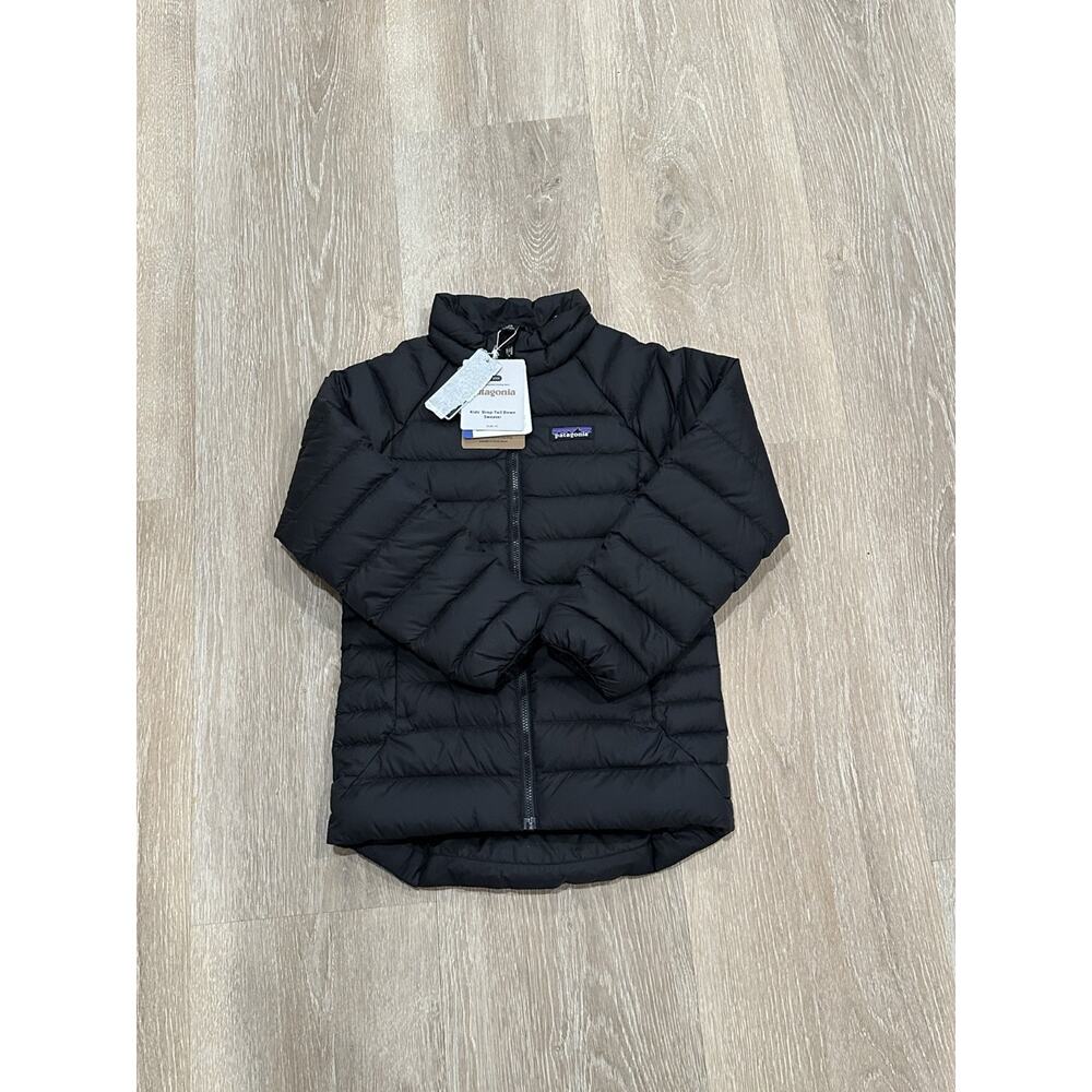 Patagonia Kids’ Drop-tail Down Sweater Size XS (5-6), Black, NWT